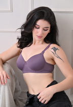 Mould Pad Bra - Purple