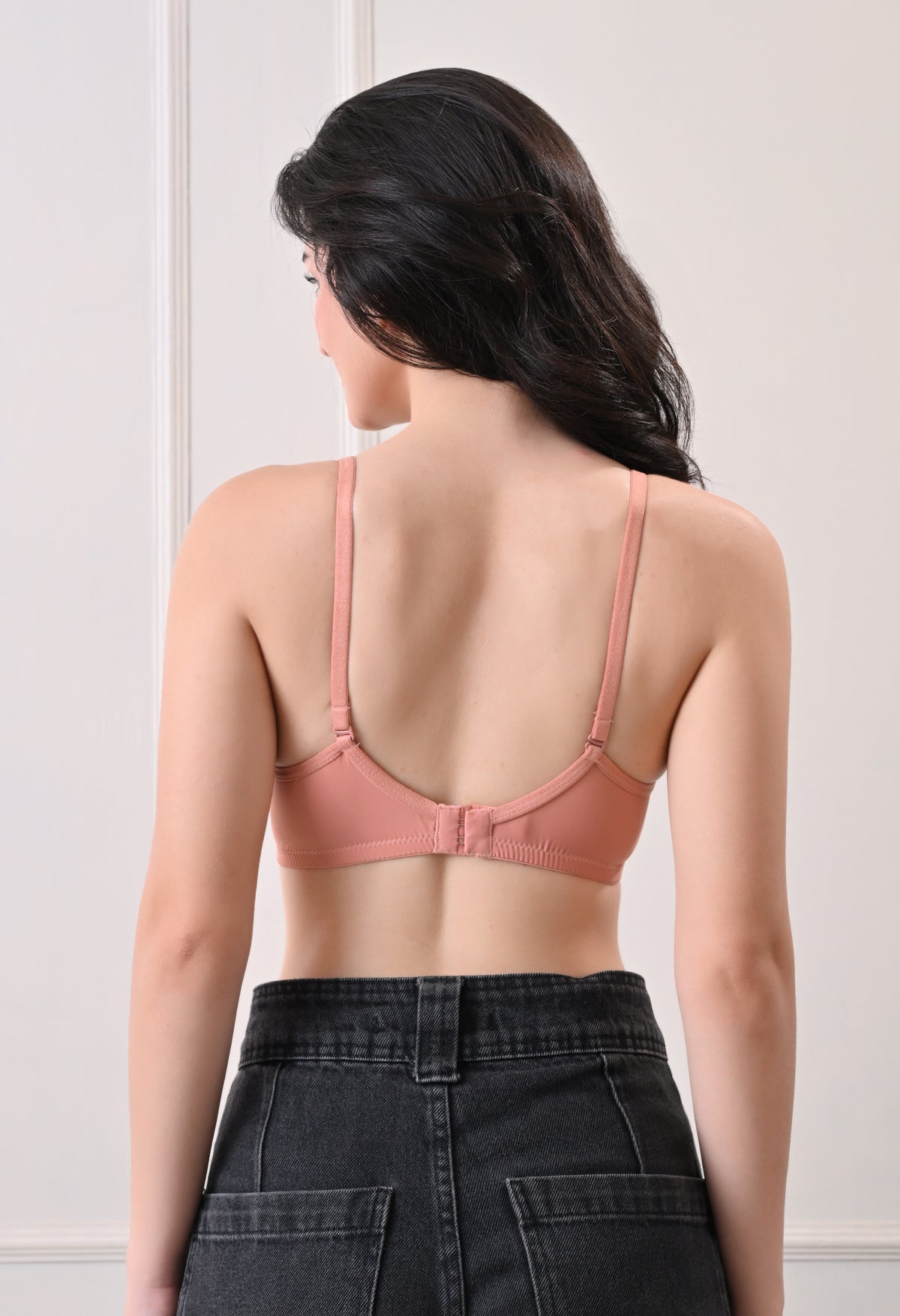 Mould Pad Bra - Peach