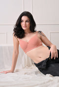 Mould Pad Bra - Peach